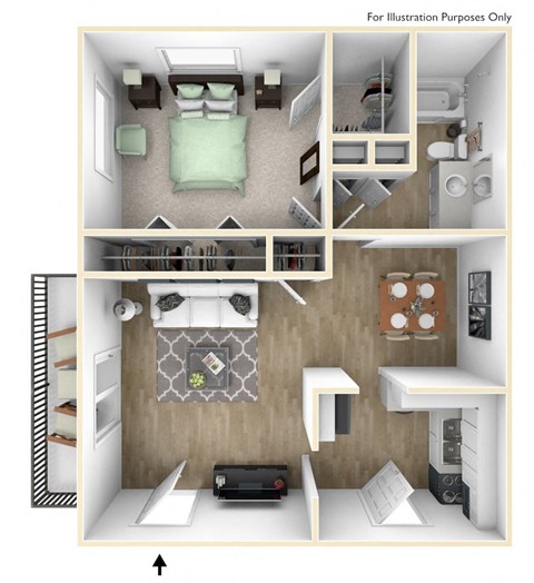 a floor plan image of the cortona apartment homes in cortona, ca